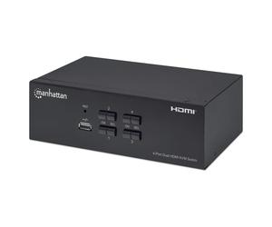Manhattan 153539 commutateur écran, clavier et souris Noir