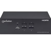 Manhattan 153539 Commutateur KVM HDMI clavier 3840 x 2160 Pixel