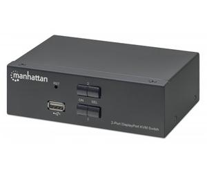 Manhattan 153546 commutateur écran, clavier et souris Noir
