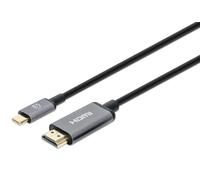 Manhattan 153607 USB-C™ to HDMI Adapter Cable 4K@60Hz 2m Black
