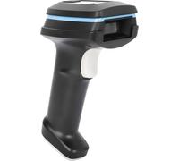 Manhattan Lecteur de codes-barres sans fil 1D/2D – Scanner à main radio LED Noir USB-A