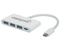 163552 usb 3.0 (3.1 gen 1) type-c 5000mbit s blanc hub & concentrateur