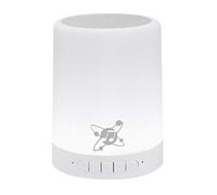 Manhattan 165235 Sound Science Haut-Parleur Bluetooth à LED sans Fil avec 6 Couleurs et Commandes intégrées et Fente pour Carte MicroSD Prise Jack 3,5 mm