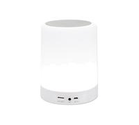 Manhattan 165235 Sound Science Haut-Parleur Bluetooth à LED sans Fil avec 6 Couleurs et Commandes intégrées et Fente pour Carte MicroSD Prise Jack 3,5 mm