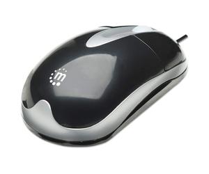 Manhattan 177016 souris Bureau Ambidextre USB Type-A Optique 1000 DPI