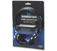Manhattan 177481 ordinateur Casque supra-auriculaire filaire Stereo noir bandeau