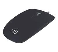 Manhattan 177658 Manhattan Mouse, Silhoutte, optical USB 1000 dpi, schwarz