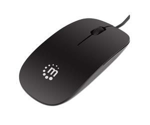Manhattan 177658 souris Bureau Ambidextre USB Type-A Optique 1000 DPI