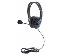 Manhattan 179317 casque Avec fil Arceau Appels/Musique Noir