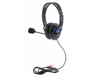 Manhattan 179317 casque Avec fil Arceau Appels/Musique Noir