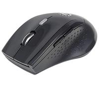 Manhattan 179386 Curve Souris sans Fil USB avec 5 Boutons optiques et molette 1600 dpi Noir