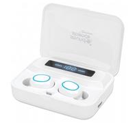 Manhattan 180399 écouteur/casque Sans fil Ecouteurs Appels/Musique Bluetooth Blanc