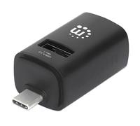 Manhattan Hub USB-C 180993 – USB 3.2 Gen1 à 3 ports USB‑A Compact Noir