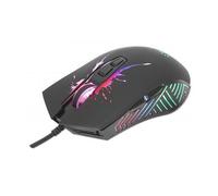 Manhattan Souris de jeu 190220 – Optique 7200 DPI, 7 boutons, USB Type-A, RVB – Noire