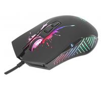 Manhattan Souris de jeu 190220 – Optique 7200 DPI, 7 boutons, USB Type-A, RVB – Noire