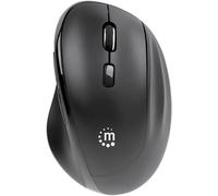 MANHATTAN Ergonomische Funkmaus USB-A/C 6 Tasten + Mausrad