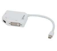 Manhattan 207362 Manhattan Adaptateur Mini-DisplayPort 4K 3 en 1 HDMI/DVI/VGA