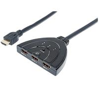 Manhattan 207423 Commutateur HDMI 3 Ports Noir