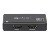Manhattan Répartiteur HDMI 207669 — 2 ports, 4096 x 2160 pixels, noir