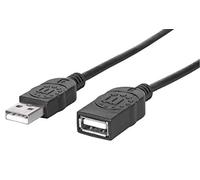 Manhattan 308519 câble USB 1 m USB 2.0 USB A Noir