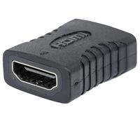 Manhattan 353465 HDMI Adaptateur [1x HDMI femelle - 1x HDMI femelle] noir contacts dorés