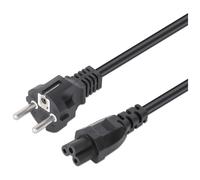 Manhattan 354172 câble électrique Noir 1 m CEE7/7 IEC C5