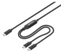 Manhattan 355810 câble USB 2 m USB C 2 x USB C Noir