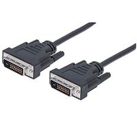 MANHATTAN 371803 Cable DVI 3 M DVI-D Beige