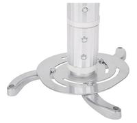 Manhattan 424820 Support plafond pour projecteur inclinable, rotatif Distance sol/plafond (max.): 106 cm argent