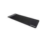 Manhattan 425513 Tapis de Souris Gaming XXL 300x800mm Noir Monochromatique Vêtement LED RGB 5 Modes, Alimentation USB, Résistant à l'Eau