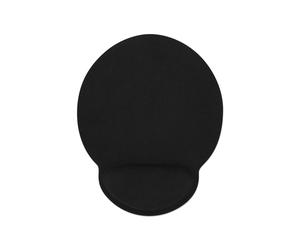 Manhattan 434362 : Tapis de Souris Gaming Noir 200x240mm, Gel/Caoutchouc, Repose-Poignet, Base Antidérapante, Surface Tissu Résistante à l'eau