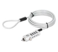 Manhattan 440493 Lucchetto di Sicurezza per Notebook a Combinazione per Slot Nano Nero