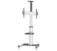 Manhattan 461245 support d'écran plat pour bureau 177,8 cm (70") Sol Noir, Argent