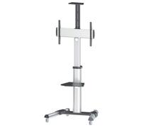 Manhattan 461245 support d'écran plat pour bureau 177,8 cm (70") Sol Noir, Argent