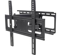 Manhattan 461252 Support mural TV 81,3 cm (32) - 139,7 cm (55) inclinable, mobile conçu pour TV incurvées, distance mur/support variable, montants réglables