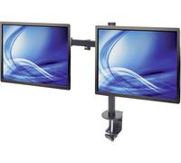 Manhattan 461528 x2 Support de table pour écran 33,0 cm (13\ ) - 81,3 cm (32\ ) noir réglable en hauteur, inclinable, mobile