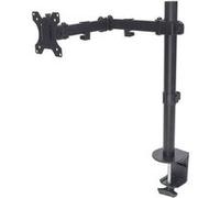 Manhattan 461542 simple Support de table pour écran 33,0 cm (13) - 81,3 cm (32) noir réglable en hauteur, inclinable, mobile Noir G