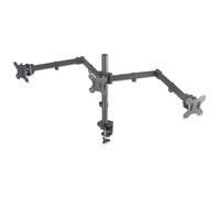Manhattan Support de bureau 461658 3 écrans 13–27" pince VESA 75/100 mm charge max 21 kg noir