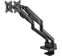 Manhattan 461887 MANHATTAN Support aluminium pour 2 écrans 17-32" + station d'accueil 8-en1