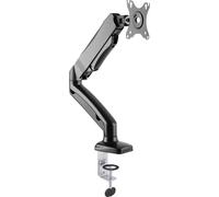 Manhattan 462495 Support de table pour écran 43,2 cm (17\ ) - 81,3 cm (32\ ) noir Format portrait, réglable en hauteur, inclinable