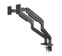 Manhattan 462587 support d'écran plat pour bureau 114,3 cm (45") Noir Noir