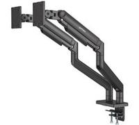 Manhattan 462587 support d'écran plat pour bureau 114,3 cm (45") Noir Noir