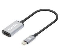 MANHATTAN 4K@60Hz USB 3.2 Typ C auf HDMI-Adapter 15cm Kabel