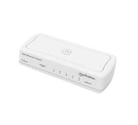 Manhattan 5-Port Fast Ethernet Switch, Plastic, Three Year Warranty, Box - Commutateur - non géré - 5 x 10/100 - de bureau
