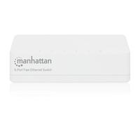 Manhattan 560672 Commutateur de réseau non géré Fast Ethernet (10/100) Blanc commutateur réseau - Commutateurs réseaux (Commutateur de réseau non géré, Fast Ethernet (10/100), Full duplex)