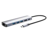 MANHATTAN 6-in-1 4K USB-C Dockingstation 1xHDMI 3xUSB 5 Gb/s