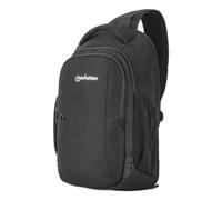 Manhattan Amsterdam Sling Backpack 13.33", Anti Theft, Black, Top Load Backpack,