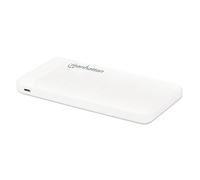 Manhattan 406277 banque d'alimentation électrique Lithium Polymère (LiPo) 10000 mAh Blanc