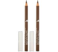 Manhattan Brow'Tastic Crayon à sourcils - Crayon à sourcils marron avec fibres repulpantes pour des sourcils denses et définis - Couleur Medium 002-1 x 1,08 g (Lot de 2)
