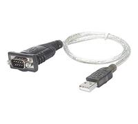 Manhattan Câble convertisseur USB vers série RS232 COM DB9 45 cm Réf. 151856